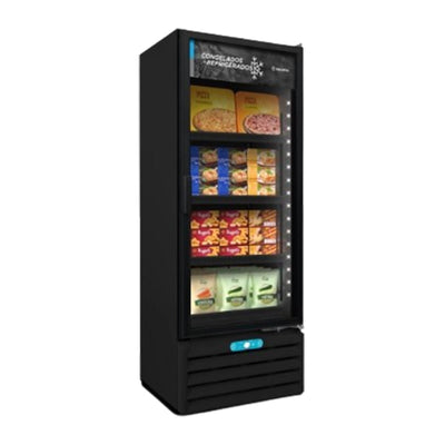 FREEZER CONSERVADOR VERTICAL 490L DUPLA AÇÃO VF55AH ALL BLACK - METALFRIO (127V)