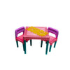Mesa e cadeira Infantil Rosa Tritec
