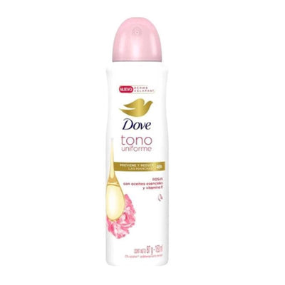 Desodorante Antitranspirante Aerosol Dove Dermo Aclarant Tono Uniforme Rosas 150ml