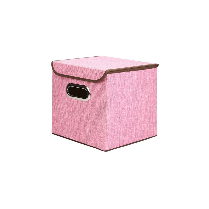 Caixa  Organizadora De Roupas Dobrável  Com Tampa  24 CM - 972