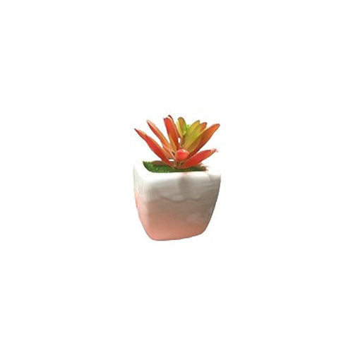 Suculenta Artificial Mini Vaso de Cerâmica