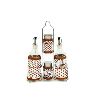 Conjunto Gatilheiro 4 Peças Wenmei em Vidro