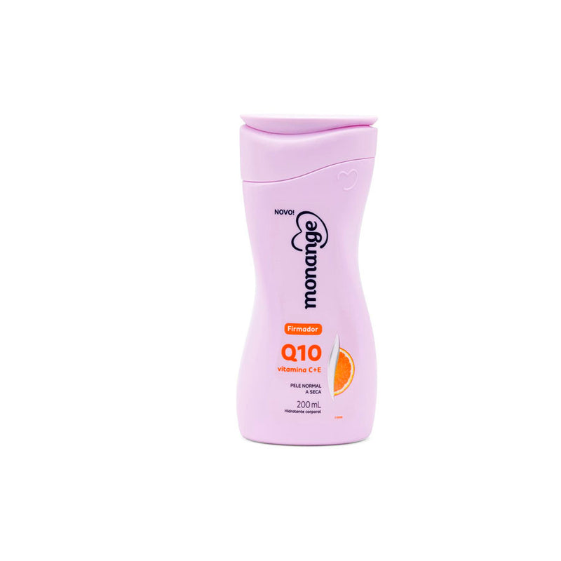 Hidratante Monange Firmador Q10 Vitamina C + E - Pele Normal A Seca Com Ação Desodorante 200Ml Monange
