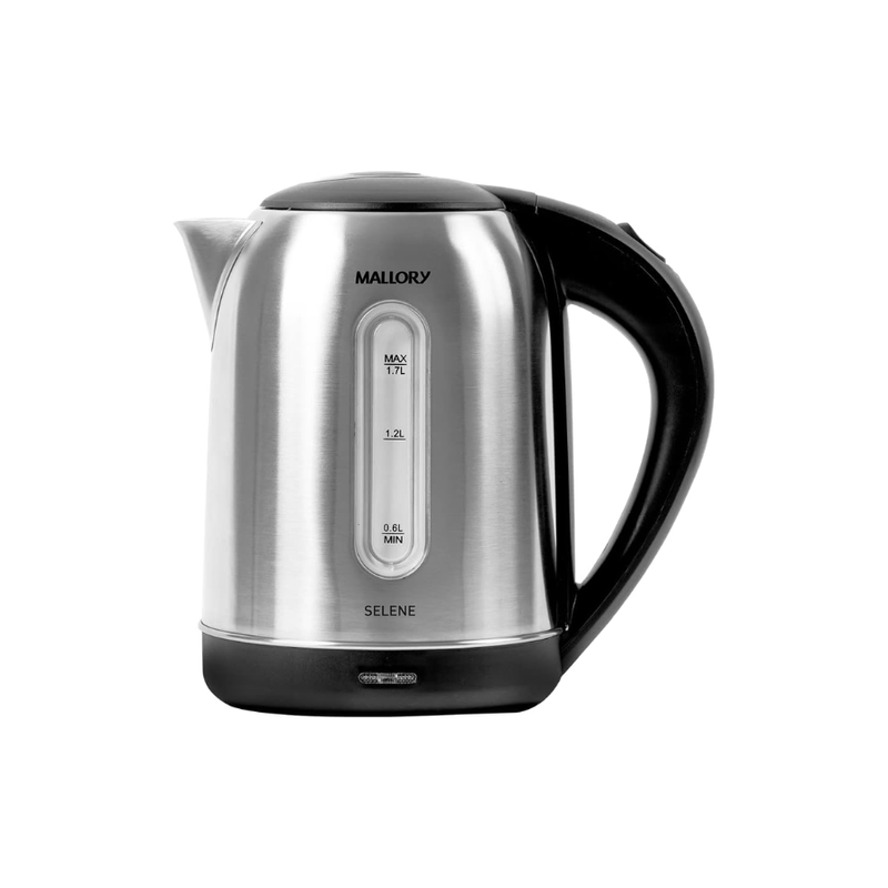 Chaleira Elétrica Mallory Selene Inox 1,7l 127V