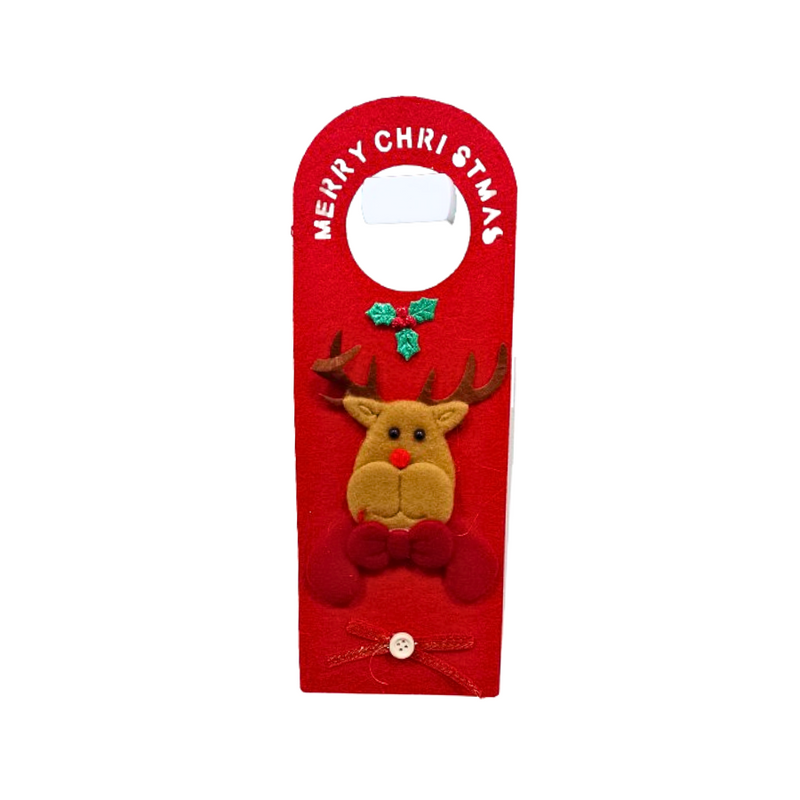 Enfeite para Porta-Maçaneta Natal Rena
