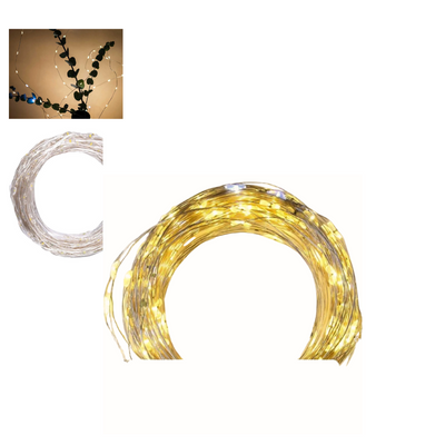 Pisca Colorido de 500 LEDs Fio Transparente 50 M
