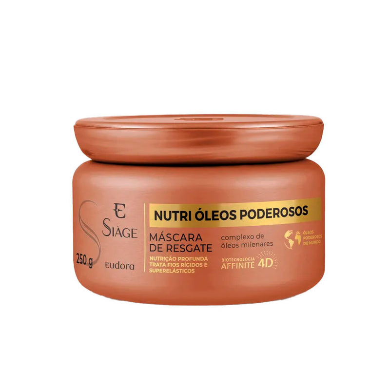 Eudora Siàge Nutri Óleos Poderosos Máscara Capilar - 250g