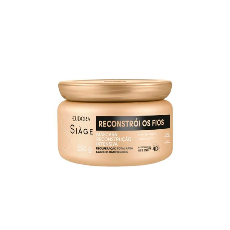 Eudora Máscara Capilar Siàge Reconstrói Os Fios 250G