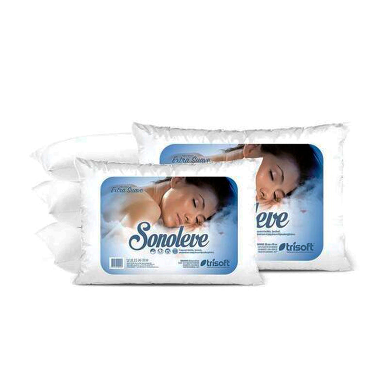 Travesseiro  Extra Suave  Sonoleve 50cmx70cm - Branco