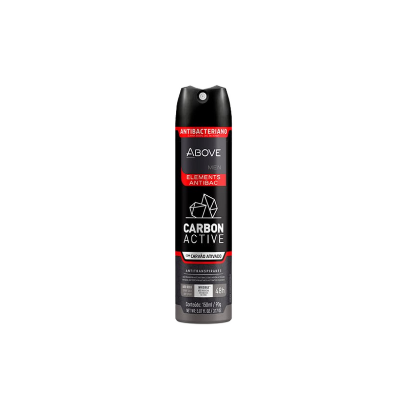 Desodorante Antitranspirante Above Carbon Active 150ml
