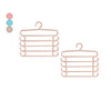 Kit Cabide de Plástico 2 Peças Para Calça 28X15 CM