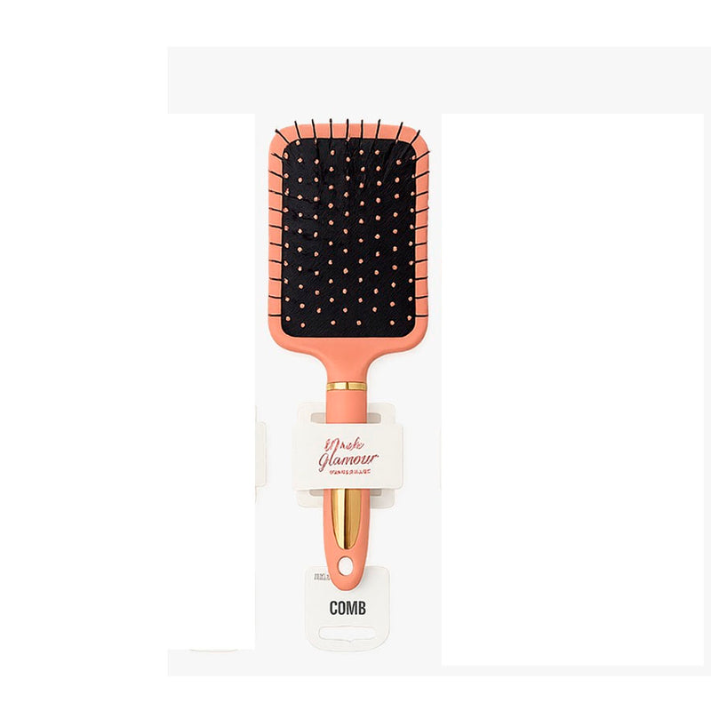 Escova de Cabelo Plástica Rosa 25cm 1228