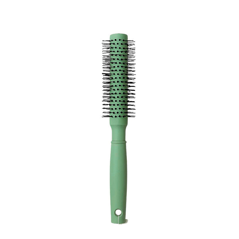 Escova de Cabelo Modeladora Redonda Verde  Plast Verde 22 CM