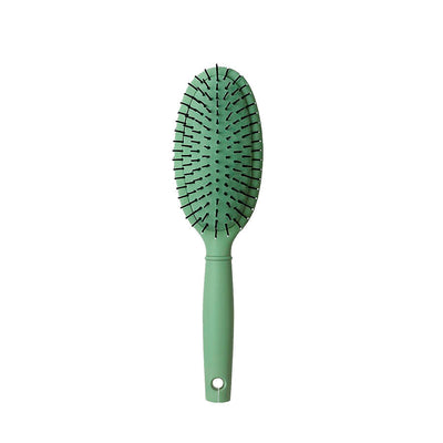 Escova de Cabelo Oval Plast Verde 22,5CM