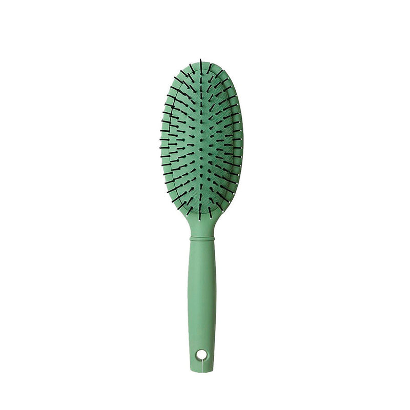 Escova de Cabelo Oval Plast Verde 22,5CM