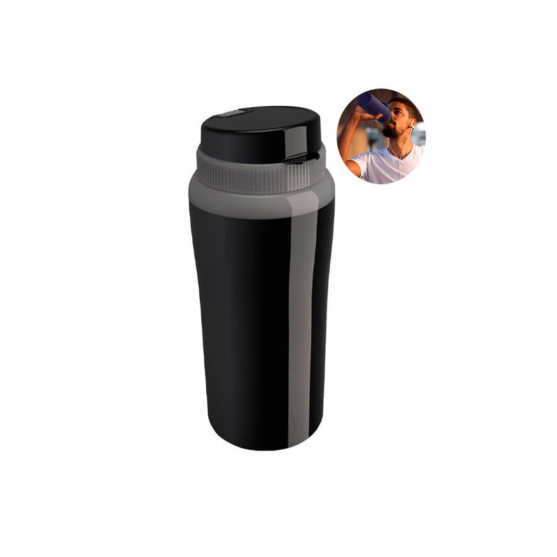 Copo Térmico Miami 650 ml - Preto