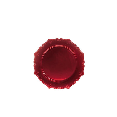 Souplast Vermelho Natalino Borda Flor 32 Cm
