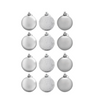 Bola Para Àrvore De Natal Cores - 12 Peças