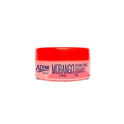 Creme de Esfoliação Morango e D-Pantenol Alyne 150g