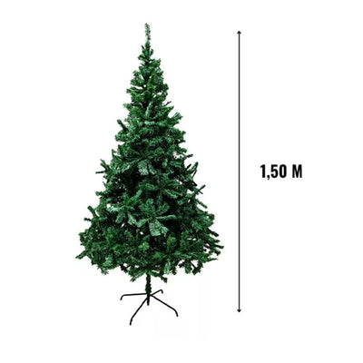 Árvore de Natal Tradicional Verde 1,5m