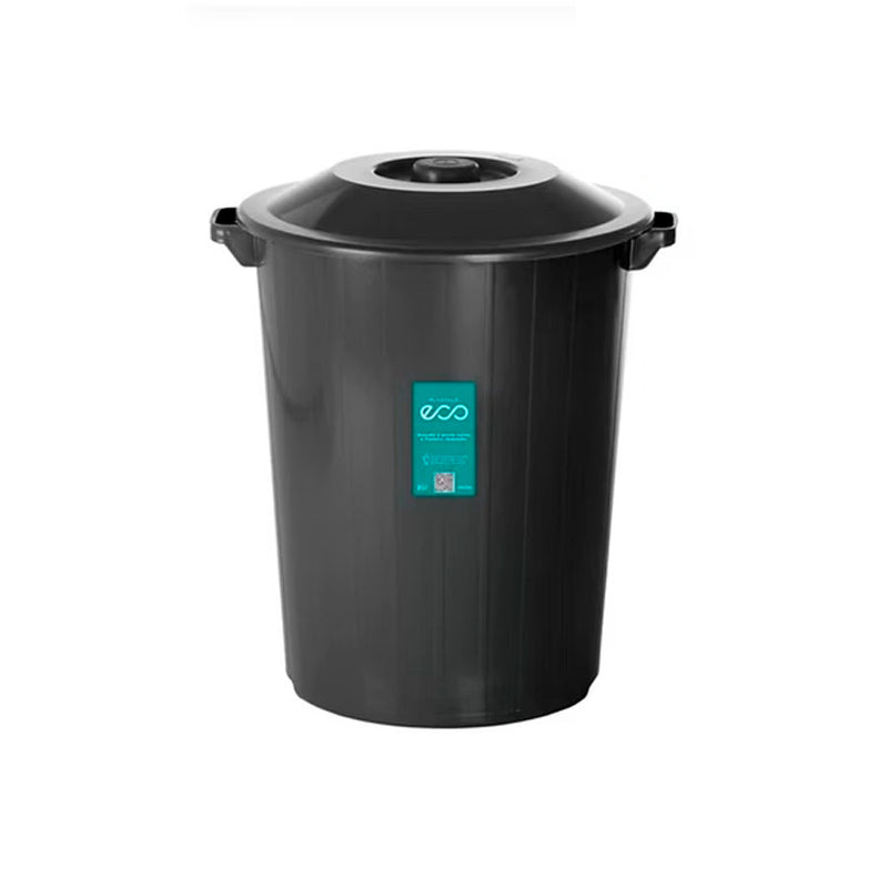 Lixeira Recycle Plasvale 62L com Tampa