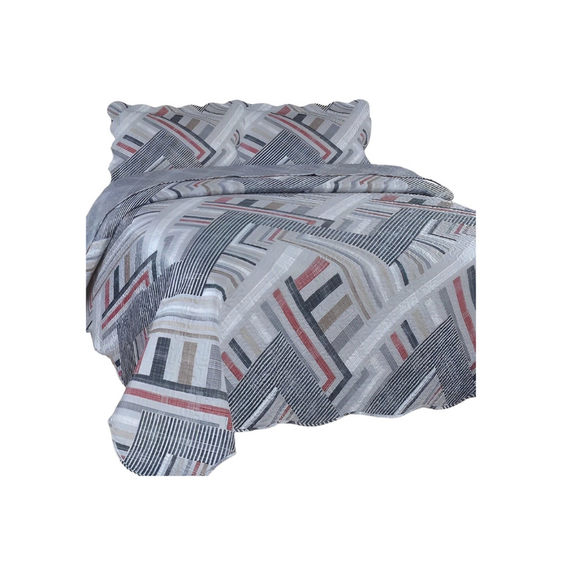 Colcha Ultra Olinda Cinza Super King  300X280