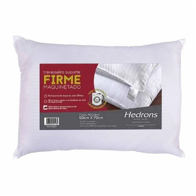 Travesseiro Hedrons Suporte Firme 50x70 cm Branco