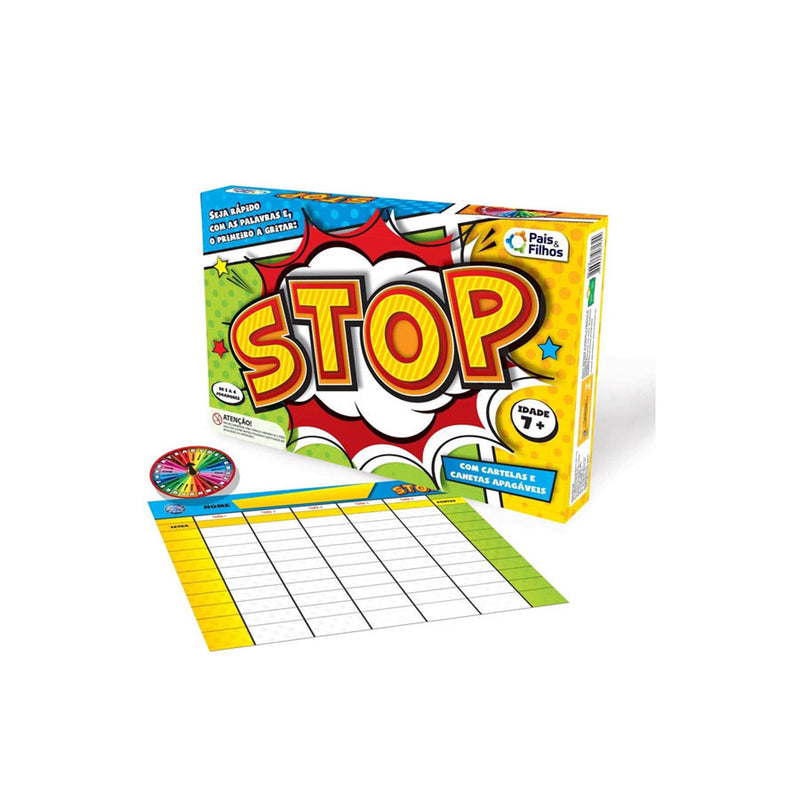 Jogo Diverso Stop Pais e Filhos