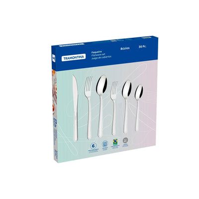 Faqueiro Tramontina Inox Buzios 36 Peças
