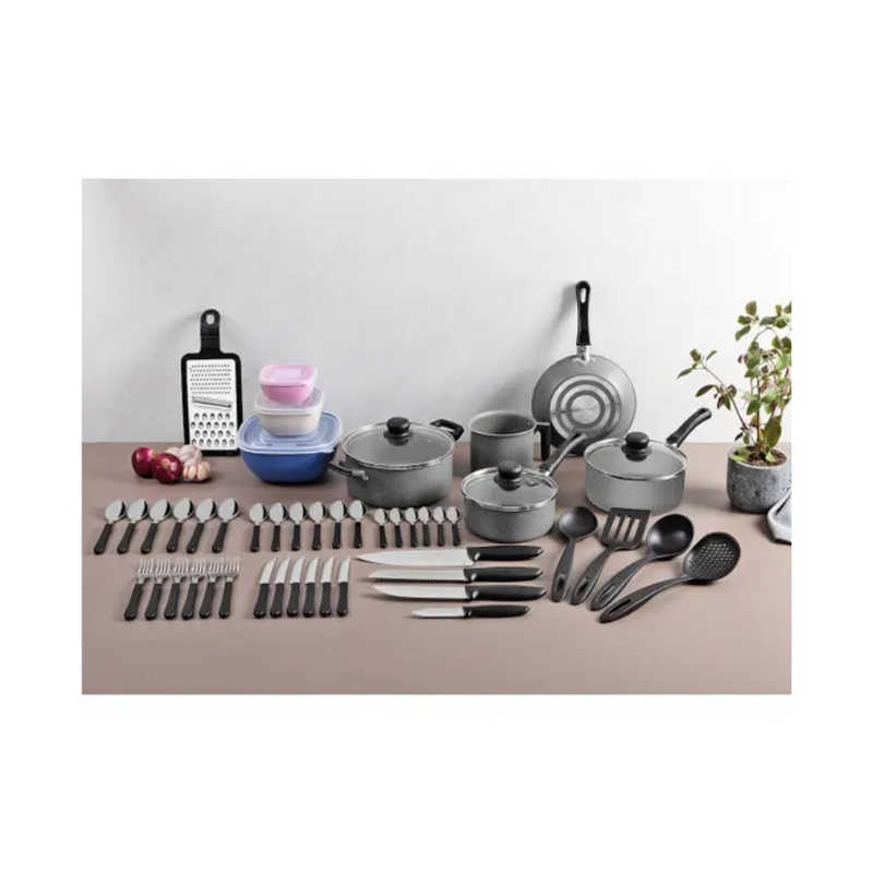 Kit Cozinha Tramontina 47 Peças Cinza