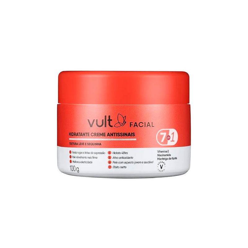 Hidratante Facial Vult Antissinais 100g