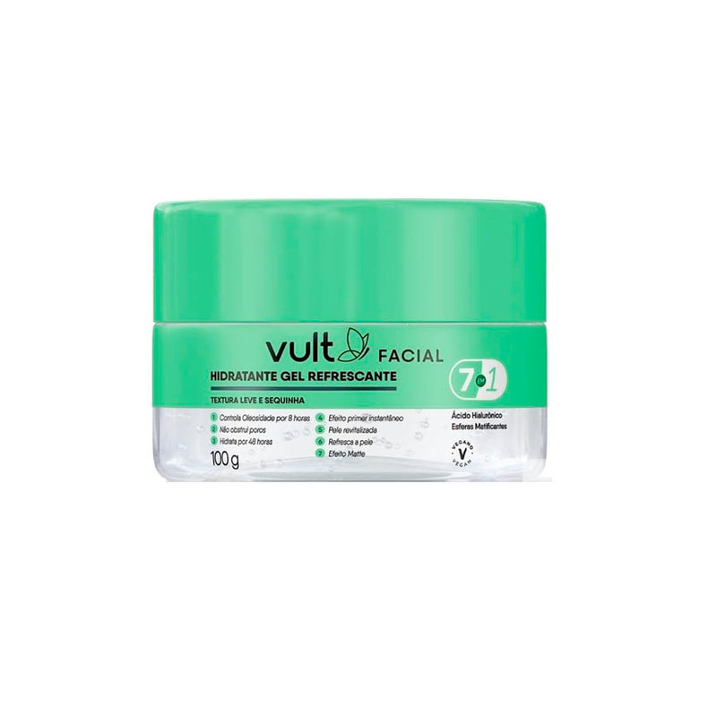 Creme Hidratante Gel Refrescante 7 em 1 Vult Facial  100G