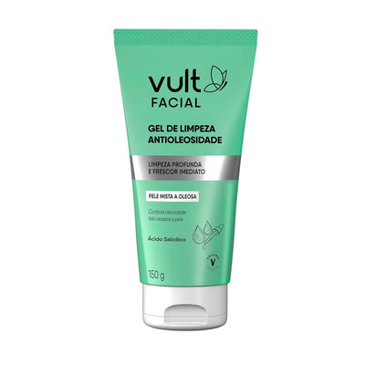 Vult Gel De Limpeza Facial Antioleosidade 150g