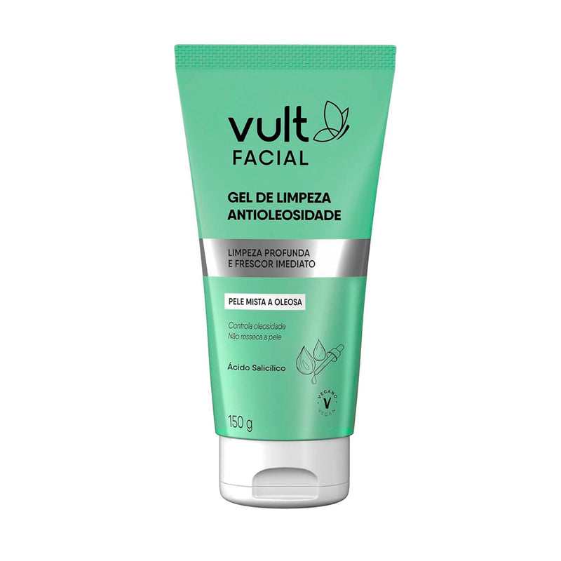 Vult Gel De Limpeza Facial Antioleosidade 150g