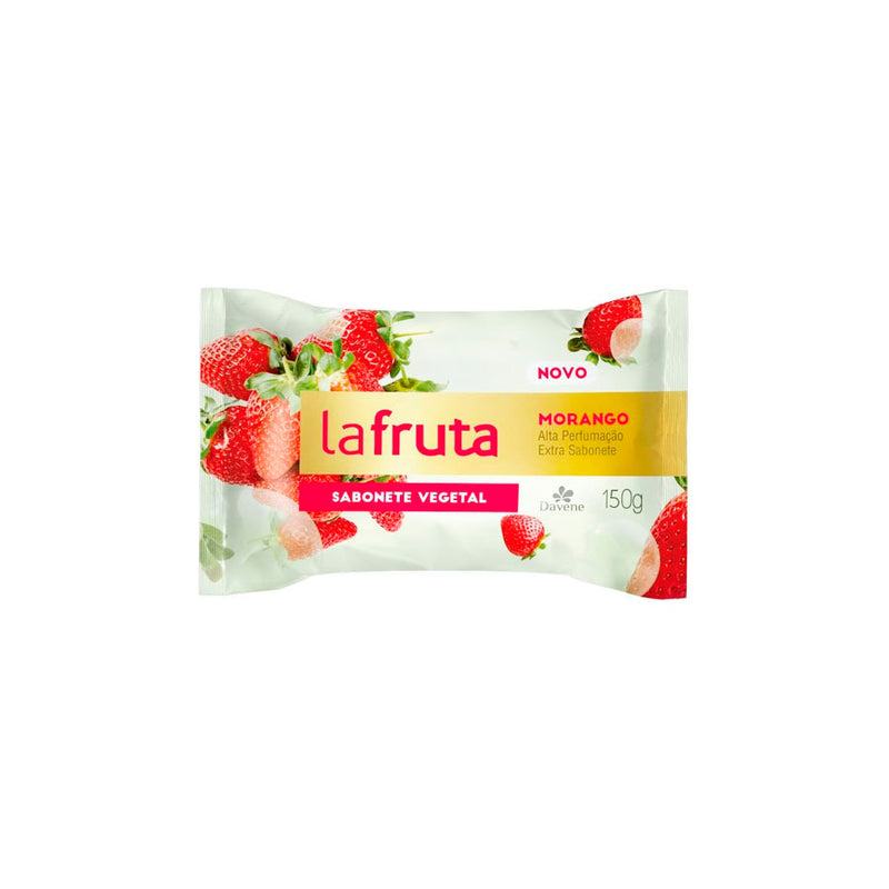 Sabonete em Barra Vegetal  La Fruta Morango 150g