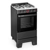 Fogão Esmaltec Ideal super 4 Bocas Preto com Acendimento Automático