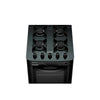 Fogão Esmaltec Perola Glass 4115 4 Bocas com Acendimento Automático Preto