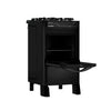 Fogão Esmaltec Perola Glass 4115 4 Bocas com Acendimento Automático Preto