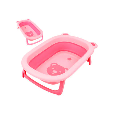 Banheira Dobrável em Silicone Baby Tub - Diversas Cores