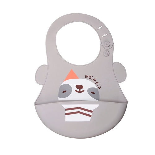 Babador De Silicone Com Pega Migalhas