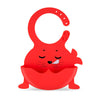 Babador De Silicone Com Pega Migalhas