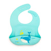 Babador De Silicone Com Pega Migalhas