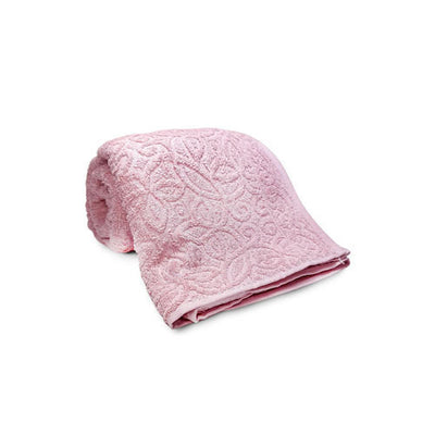 Toalha Banhão Jacquard Provença 90X150 Cm Rosa Claro