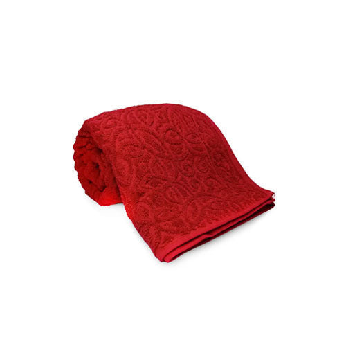 Toalha Banhão  Jacquard Provença  90X150CM Vermelho