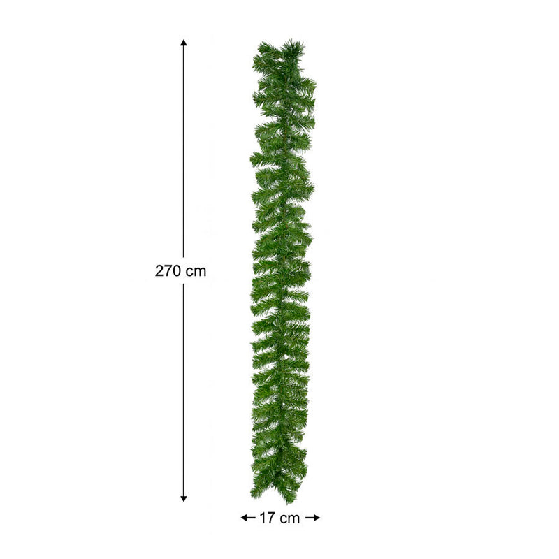 Festão Aramado Natalino 2,7m x 17cm
