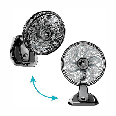 Ventilador WAP FLOW TURBO 2 em 1 - 180W 8 Pás 3 Velocidades 50cm