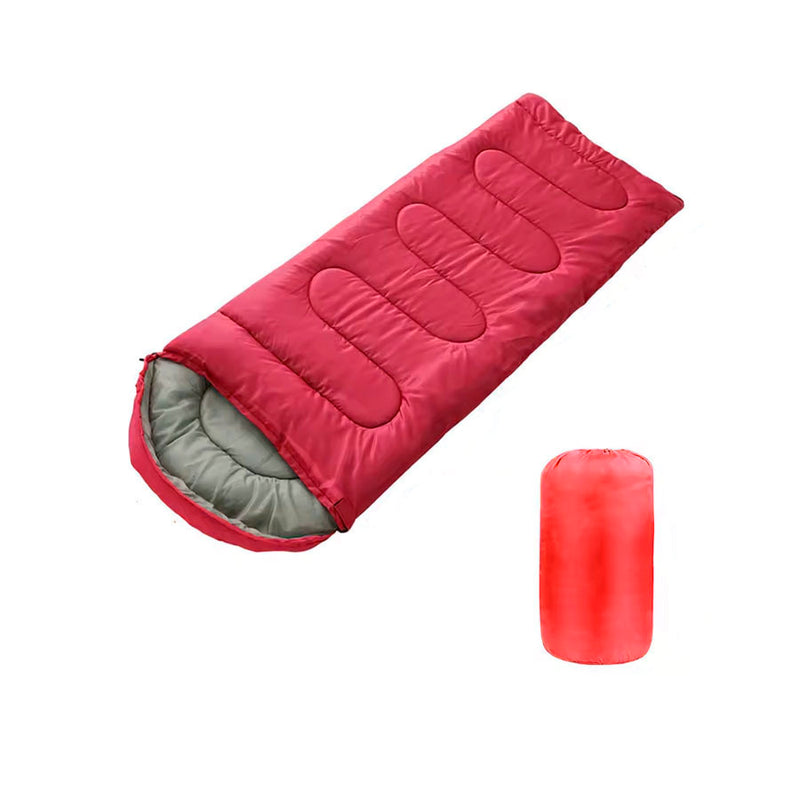 Saco de Dormir Camping 1,95m x 75cm - Vermelho ou Azul