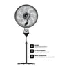 Ventilador WAP  de Coluna 50cm Flow Turbo 8 Pás 180W 127V