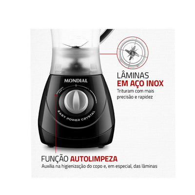 Liquidificador Pratic Power Mondial Preto