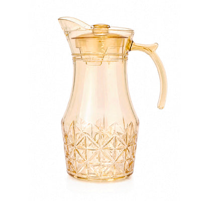 Jarra de Vidro Âmbar com Tampa e Alça - 1,8L Deli Glass